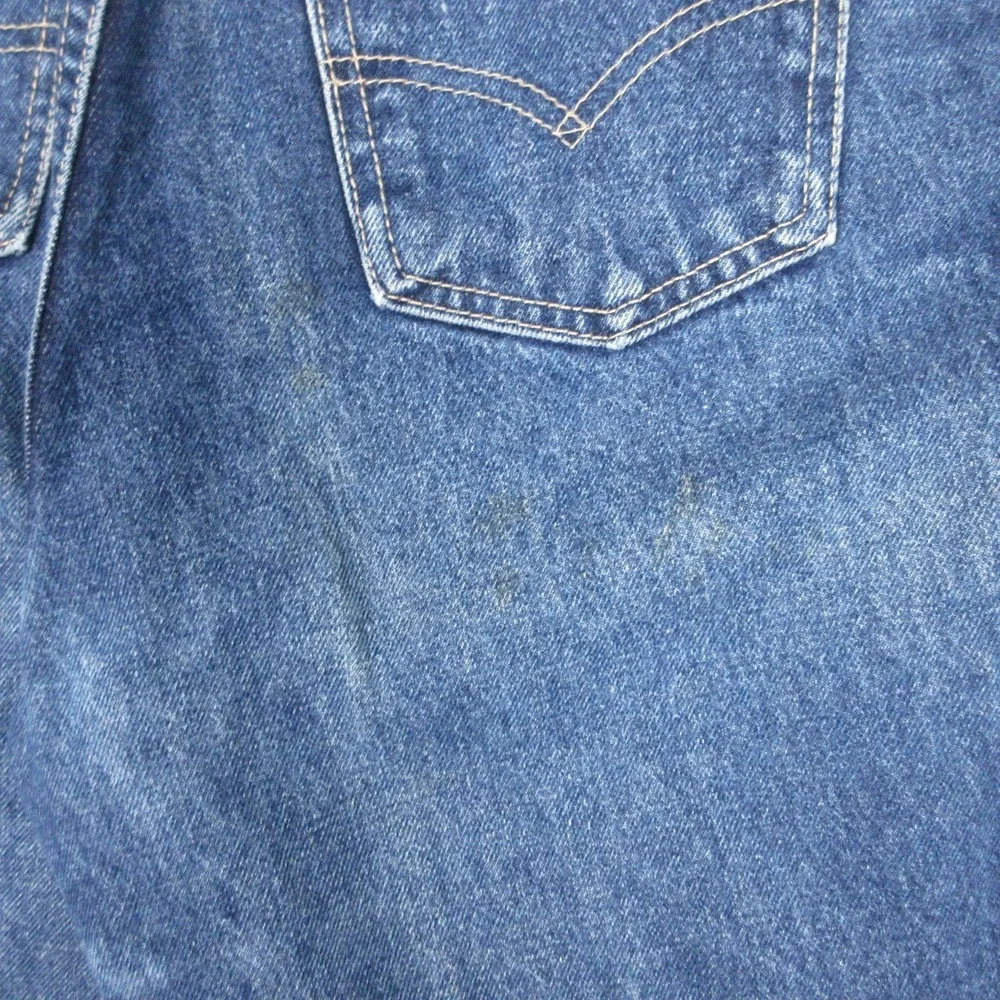 Vintage Levis Jeans Adult 30x30 (Tag 31x33) Blue Faded Made‎ In USA Denim Pants